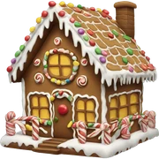 gingerbread house sticker