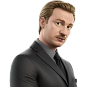 handsome man in suit sticker