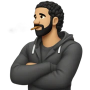 drake smocking sticker