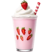 Strawberry milkshake  sticker