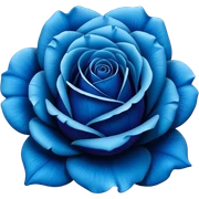 Rosa azul sticker