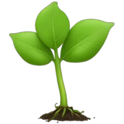 Blooming sprout sticker