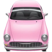 pink car  sticker
