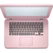 Light pink laptop sticker