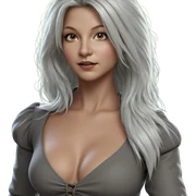realistic elf girl portrait sticker