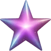 Sparkle star sticker