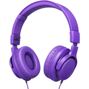purple headphones sticker