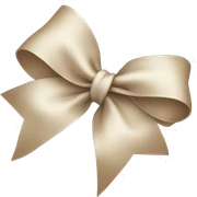 Cute neutral Christmas bow  sticker