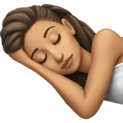 ariana grande sleeping sticker