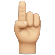finger point sticker