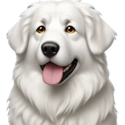great pyrenees dog  sticker