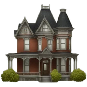 victorian house sticker
