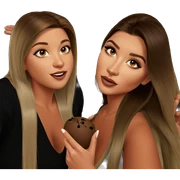 friends with diverse hairstyles sticker