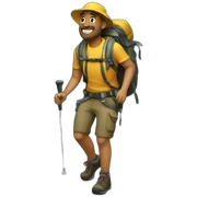 hiking sticker