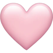 Light pink heart sticker