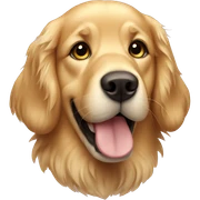 Golden retriever sticker