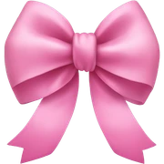 Pink bow  sticker