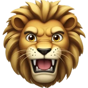 Lion angry  sticker
