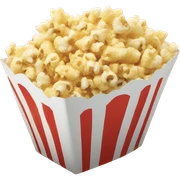 pop corn pack sticker
