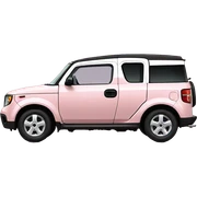Light pink Honda element  sticker