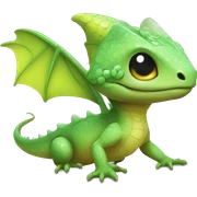 little kawaii cute fairy witch lizard sticker