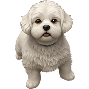 realistic dog portrait close-up sticker