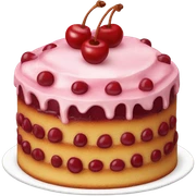 cherry cake sticker