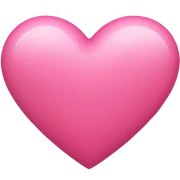 Pink heart  sticker