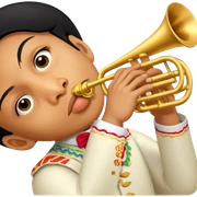 Mariachi Trumpet Player sticker