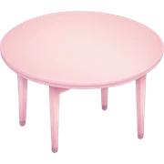 pastel pink table sticker