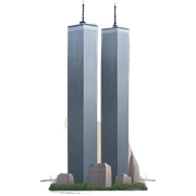 twin towers sticker