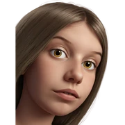 realistic portrait of girl sticker
