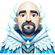 Frost wizard sticker