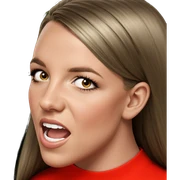 realistic portrait of girl sticker