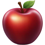 Twilight Inspired Emoji : An Apple Fruit – Symbolizes the forbidden fruit and is featured on the cover of the first book. A glossy, dark red apple fruit would be a perfect nod to the series. sticker