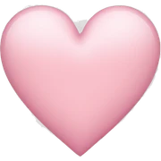 light pink heart sticker
