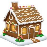 Gingerbread house sticker