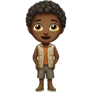Demetra as a boy sticker
