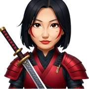 Fierce Samurai sticker