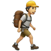 hiking sticker