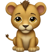 León bebe  sticker
