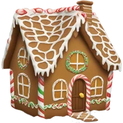 gingerbread house sticker