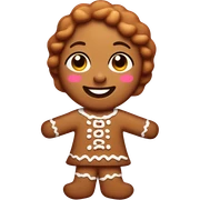 Gingerbread girl  sticker
