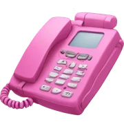 pink flip phone sticker