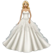 wedding dress sticker