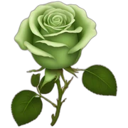 Rose green sticker