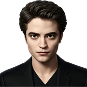 portrait of a boy in black sticker