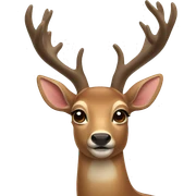Deer sticker
