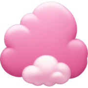 Pink cloud ☁️  sticker