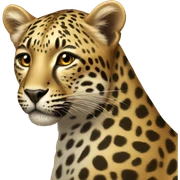 Leopard sticker